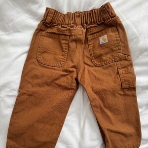Carharrt Boys Canvas Pants, 12M